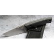Delta Ocelot Knife with Stock Black LowRider Pocket Sheath 